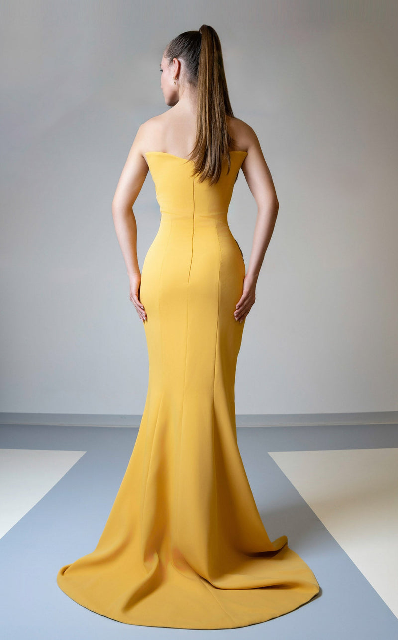 MNM Couture V02051 Mustard