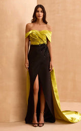 MNM Couture V07441 Black/Lime