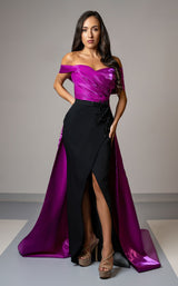 MNM Couture V07441 Black/Purple