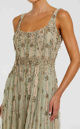 Mac Duggal 10078 Nude-Sage