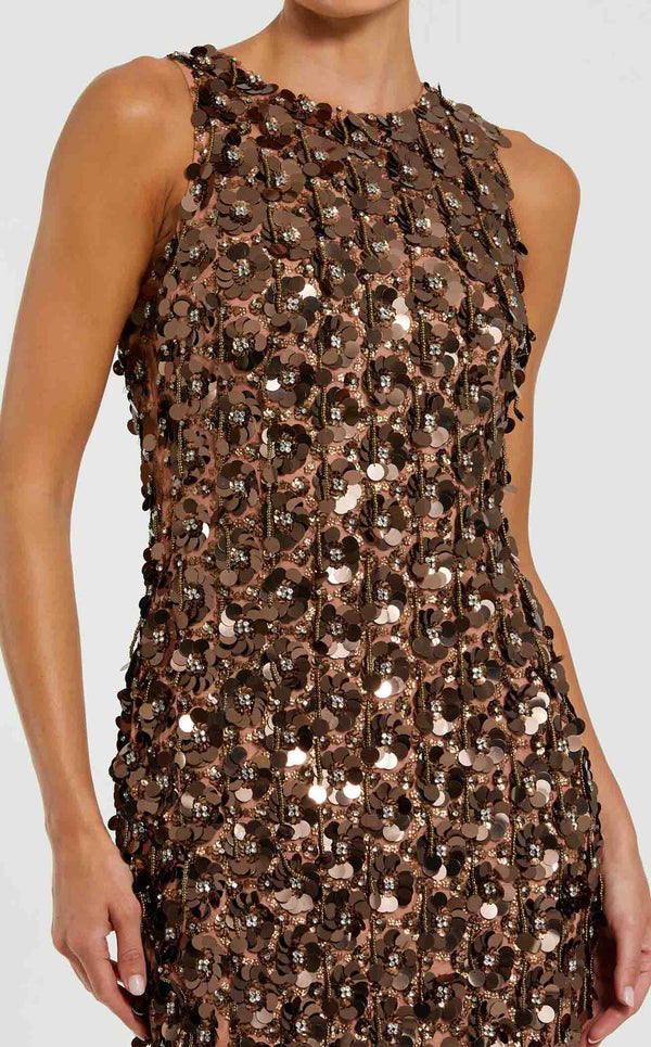 Mac Duggal 10079 Bronze