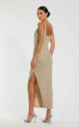 Mac Duggal 10084 Nude/Silver