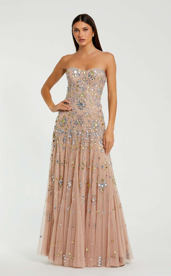 Mac Duggal 10100 Light Rose
