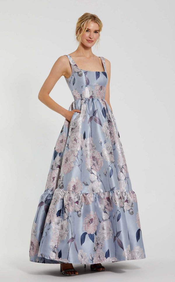 Mac Duggal 11826 Blue Multi