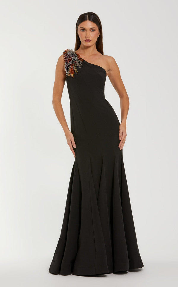 Mac Duggal 11843 Black Multi