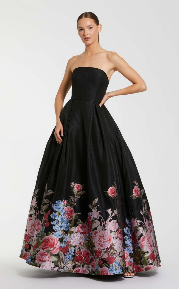 Mac Duggal 11970 Black Multi