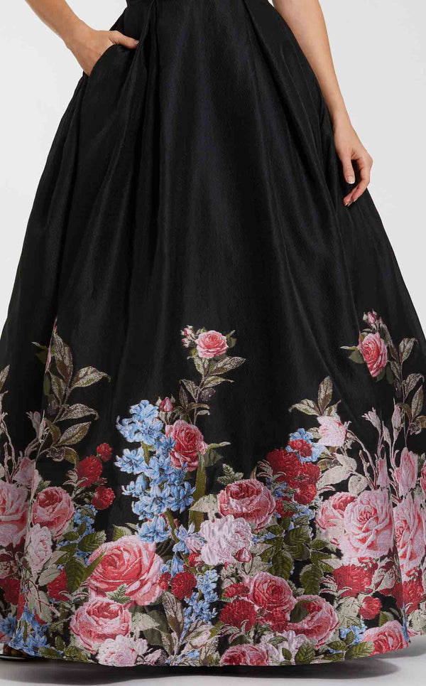 Mac Duggal 11970 Black Multi