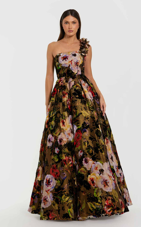 Mac Duggal 11979 Black Multi
