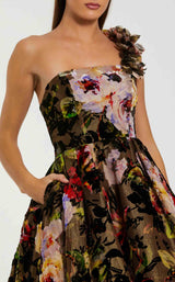 Mac Duggal 11979 Black Multi