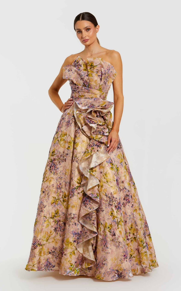 Mac Duggal 11980 Blush Multi