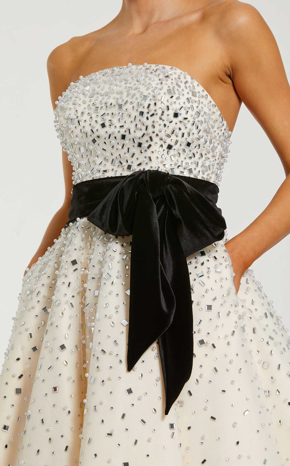 Mac Duggal 11983 Black/Cream