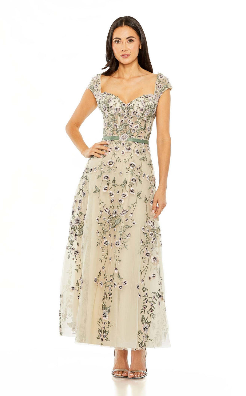 Mac Duggal 20582 Nude Multi