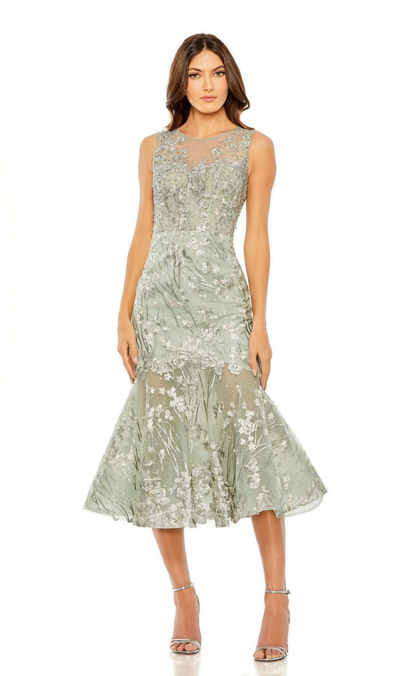 Mac Duggal 20646 Sage Multi