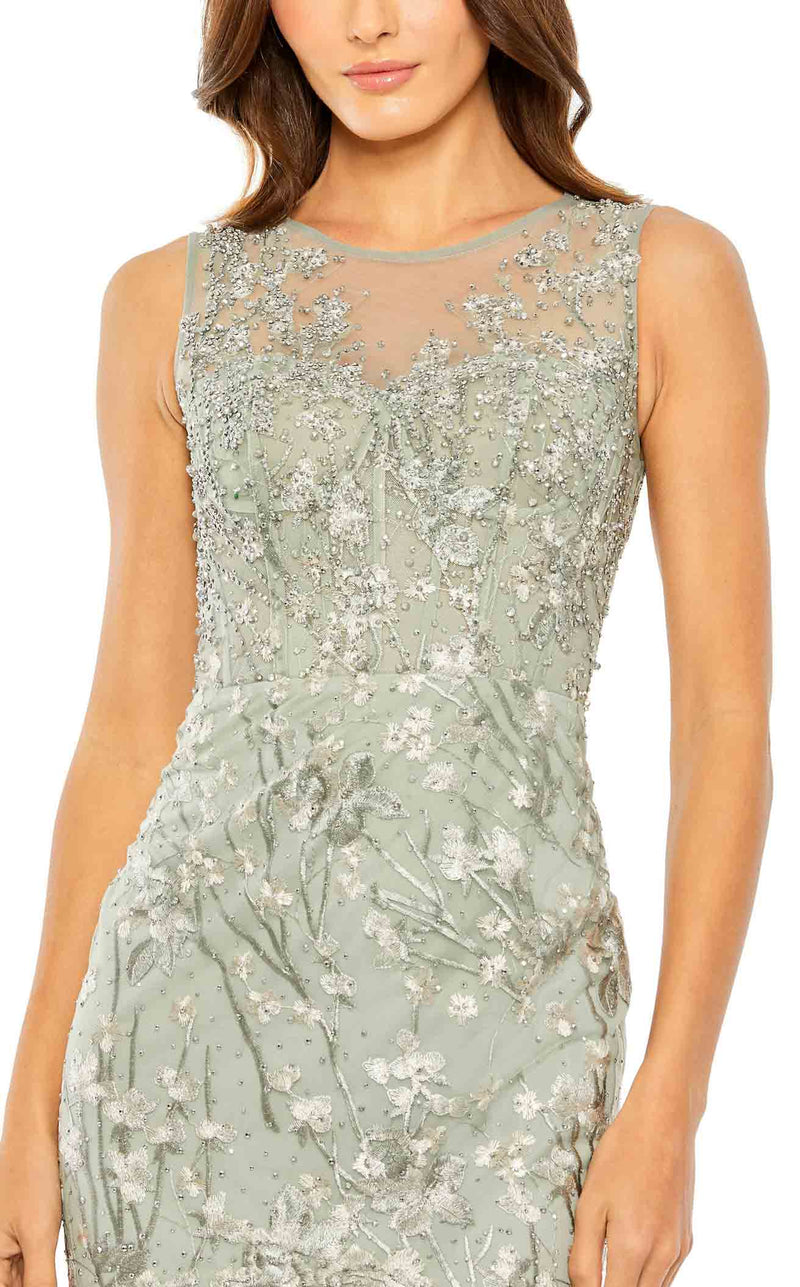 Mac Duggal 20646 Sage Multi