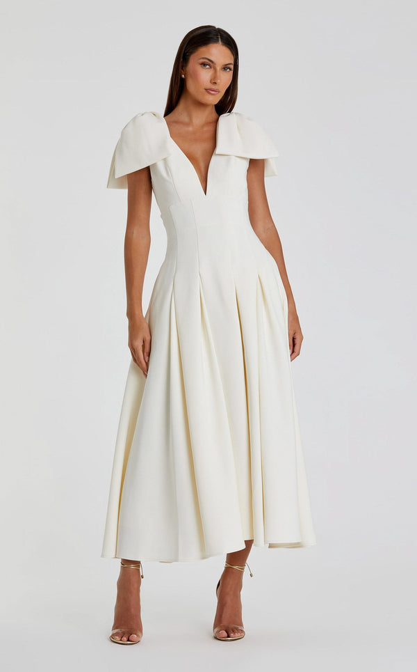 Mac Duggal 21046 Ivory