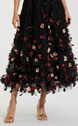 Mac Duggal 21085 Black Multi
