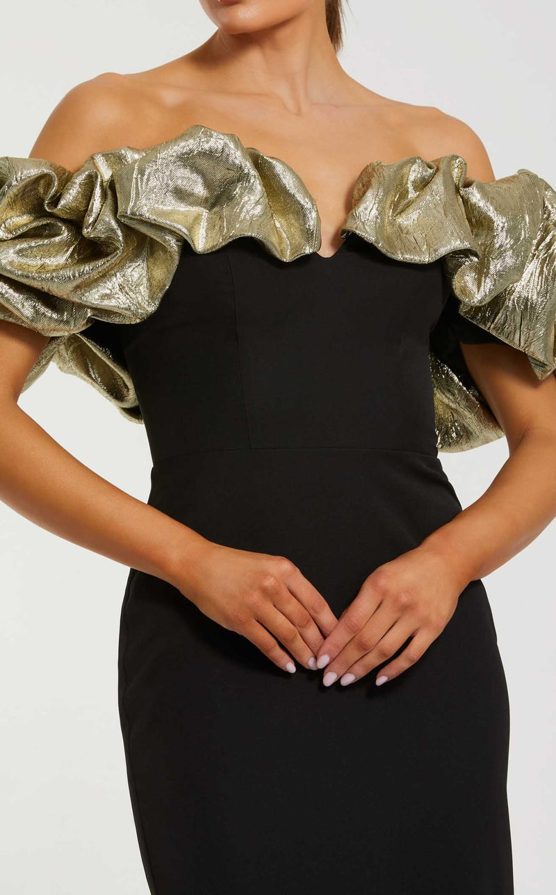 Mac Duggal 21157 Black/Gold