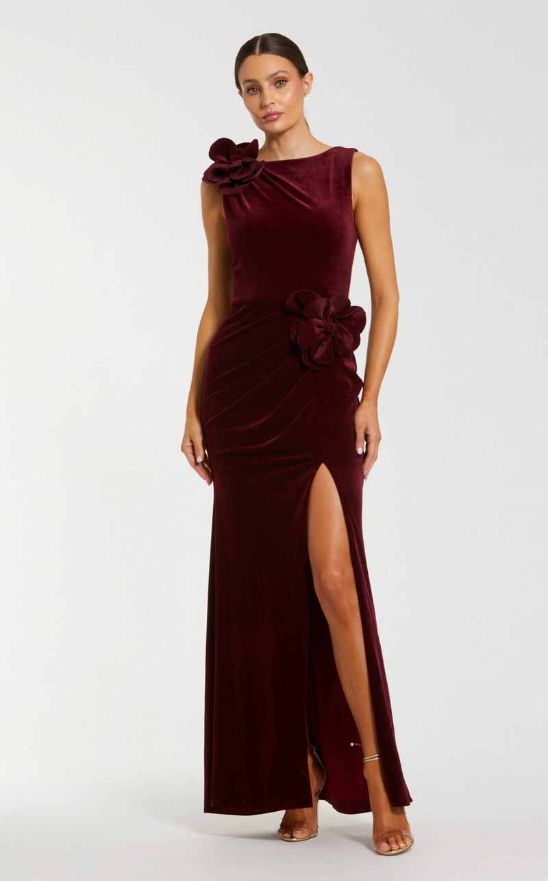 Mac Duggal 21163 Burgundy