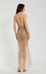 Mac Duggal 2241 Nude/Silver