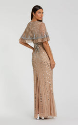 Mac Duggal 23044 Nude/Silver