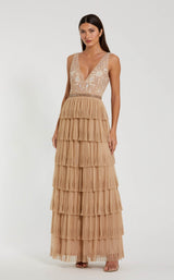 Mac Duggal 24061 Nude