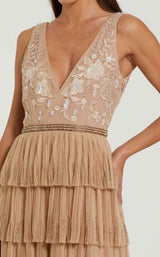 Mac Duggal 24061 Nude