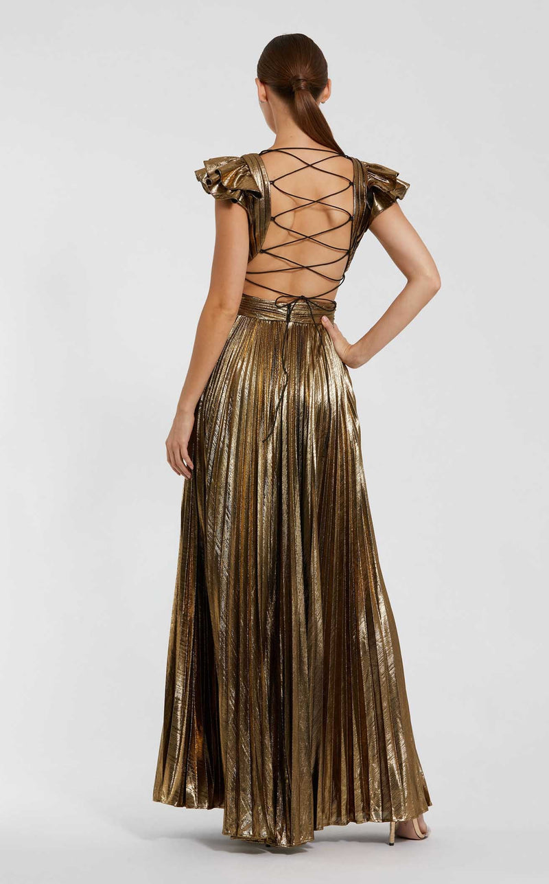 Mac Duggal 27166 Antique-Gold