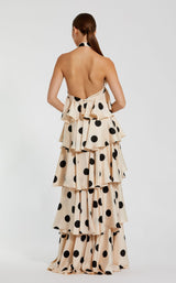 Mac Duggal 27540 Cream-Black