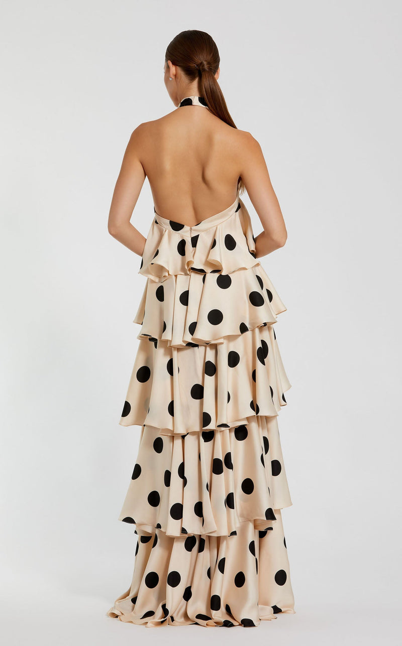 Mac Duggal 27540 Cream-Black