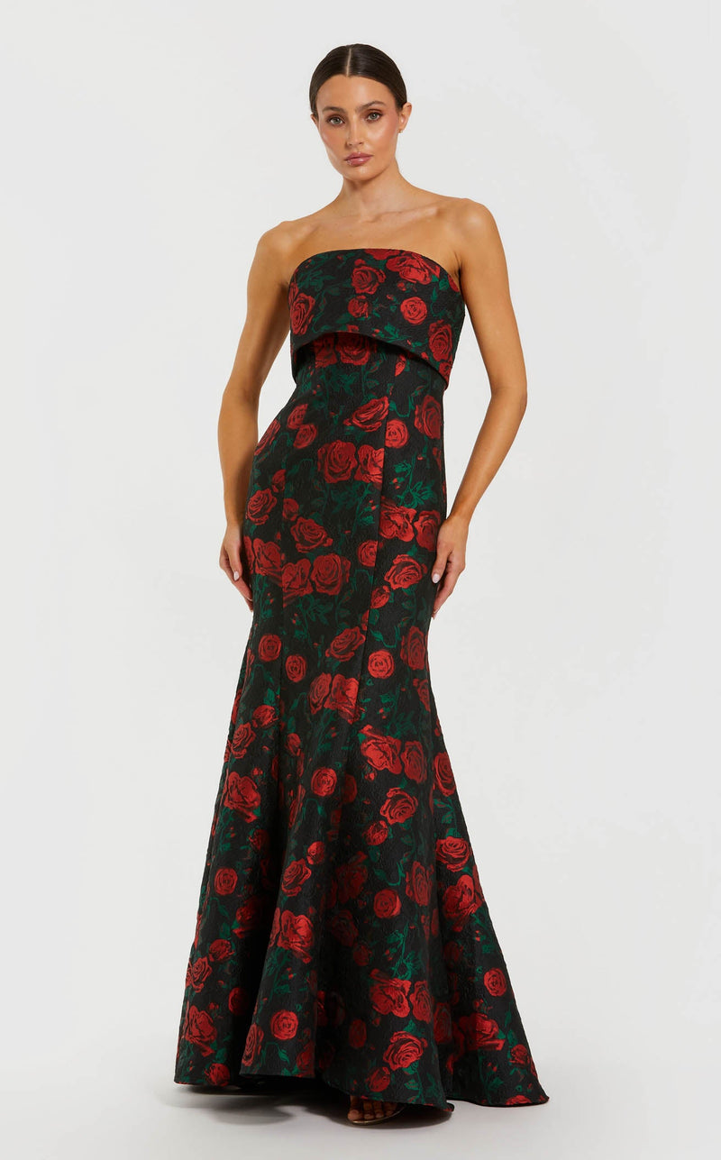 Mac Duggal 27679 Black Multi