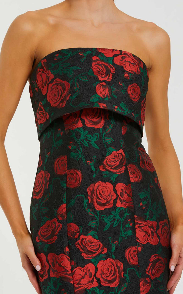 Mac Duggal 27679 Black Multi