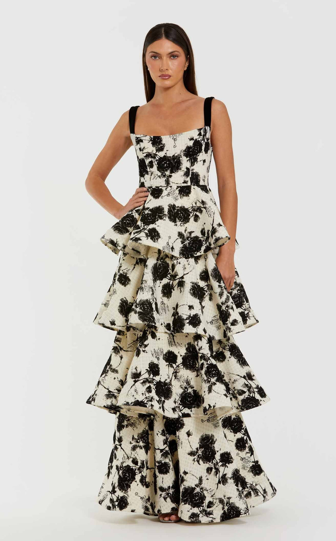 Mac Duggal 27710 Black/Ivory