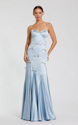 Mac Duggal 37000 Powder Blue Siver