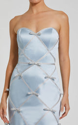 Mac Duggal 37000 Powder Blue Siver