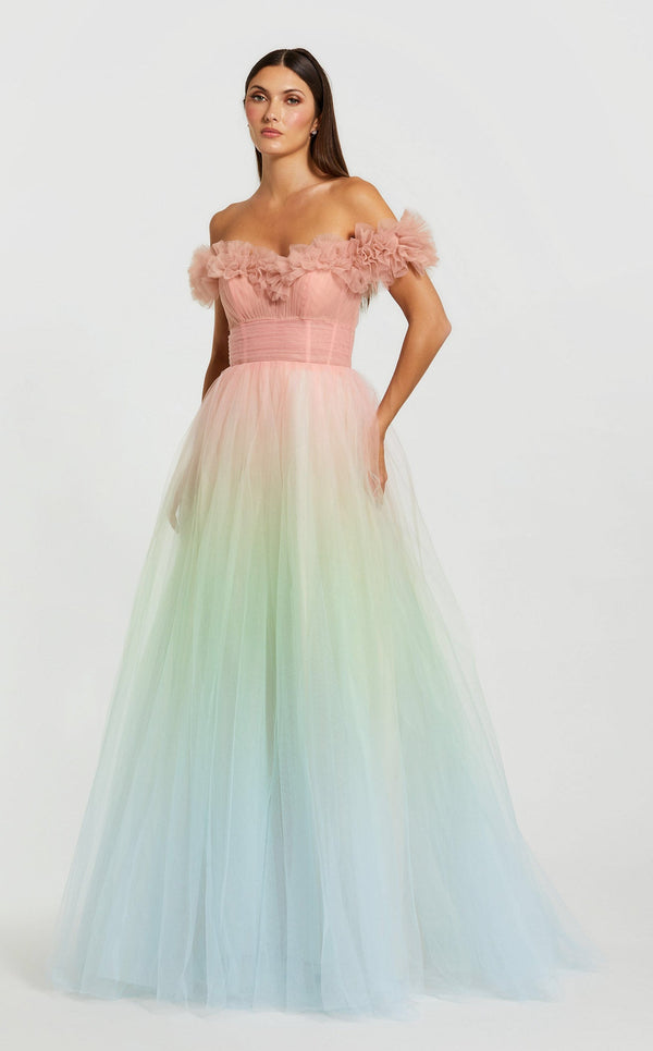 Mac Duggal 37002 Pink Sorbet