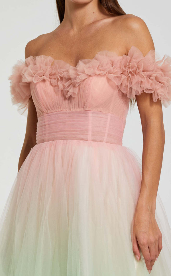 Mac Duggal 37002 Pink Sorbet
