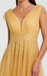 Mac Duggal 37018 Gold