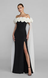 Mac Duggal 50041 Black/Ivory