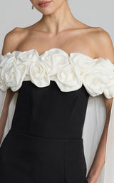 Mac Duggal 50041 Black/Ivory