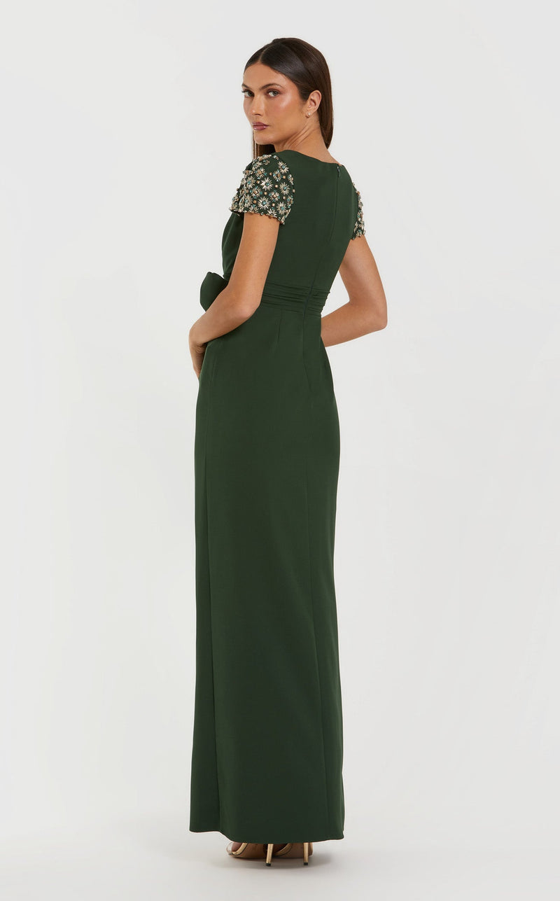 mac duggal green prom dress Long Mint Green Formal Dress: Mac Duggal 49835 Mint / 2