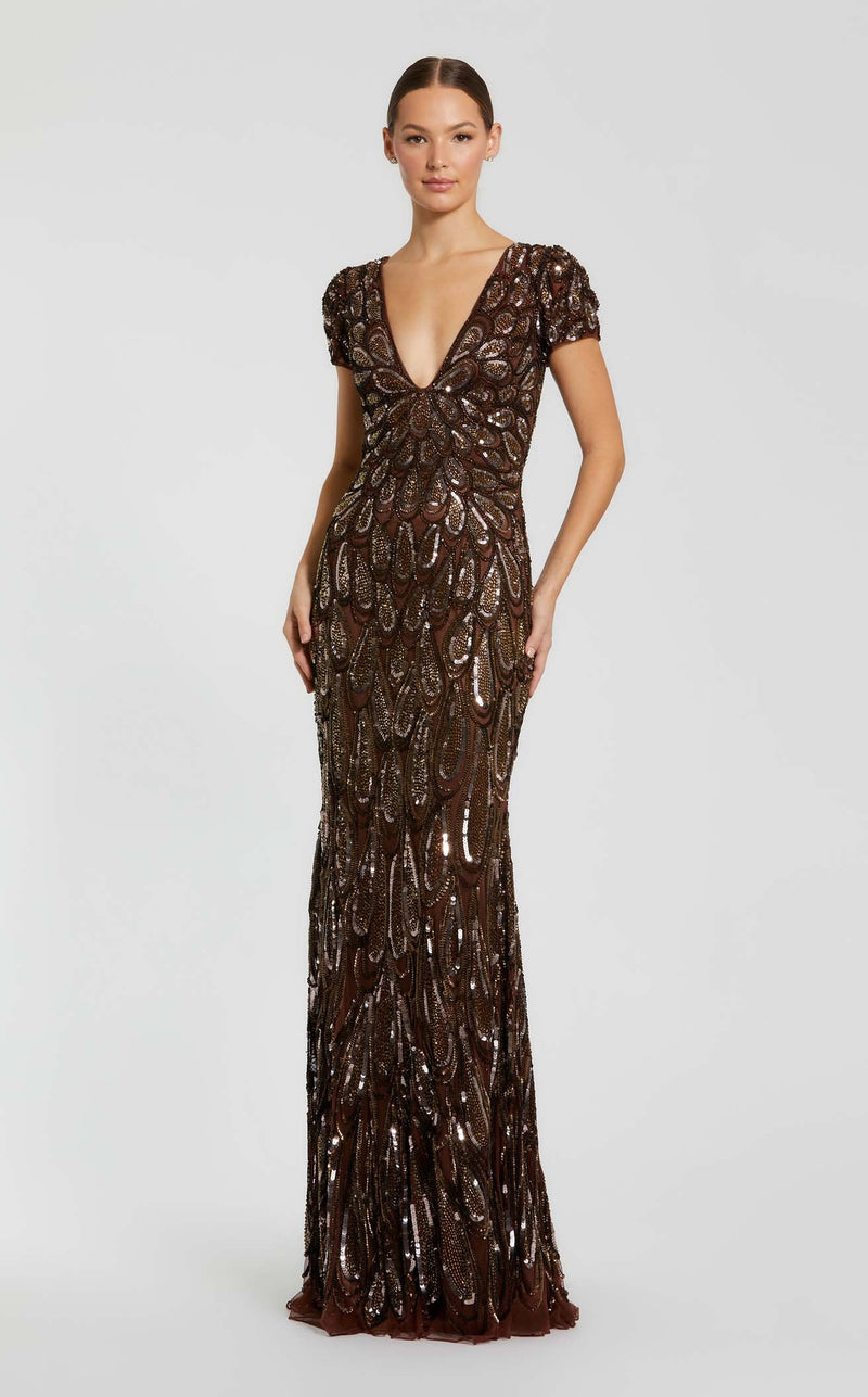 Mac Duggal 5243 Chocolate