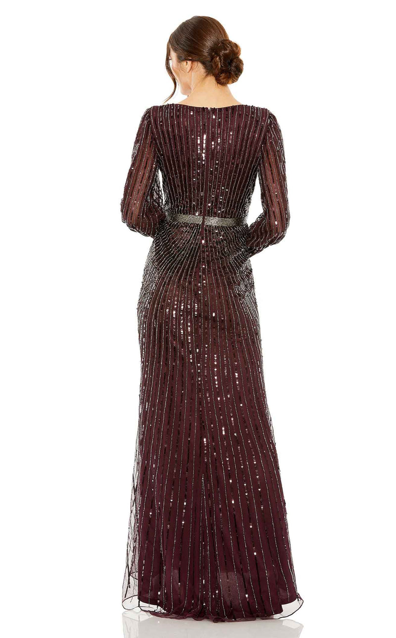 Mac Duggal 5501 Black Berry