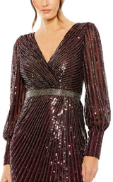 Mac Duggal 5501 Black Berry