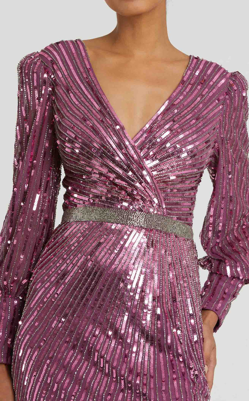 Mac Duggal 5501 Raspberry