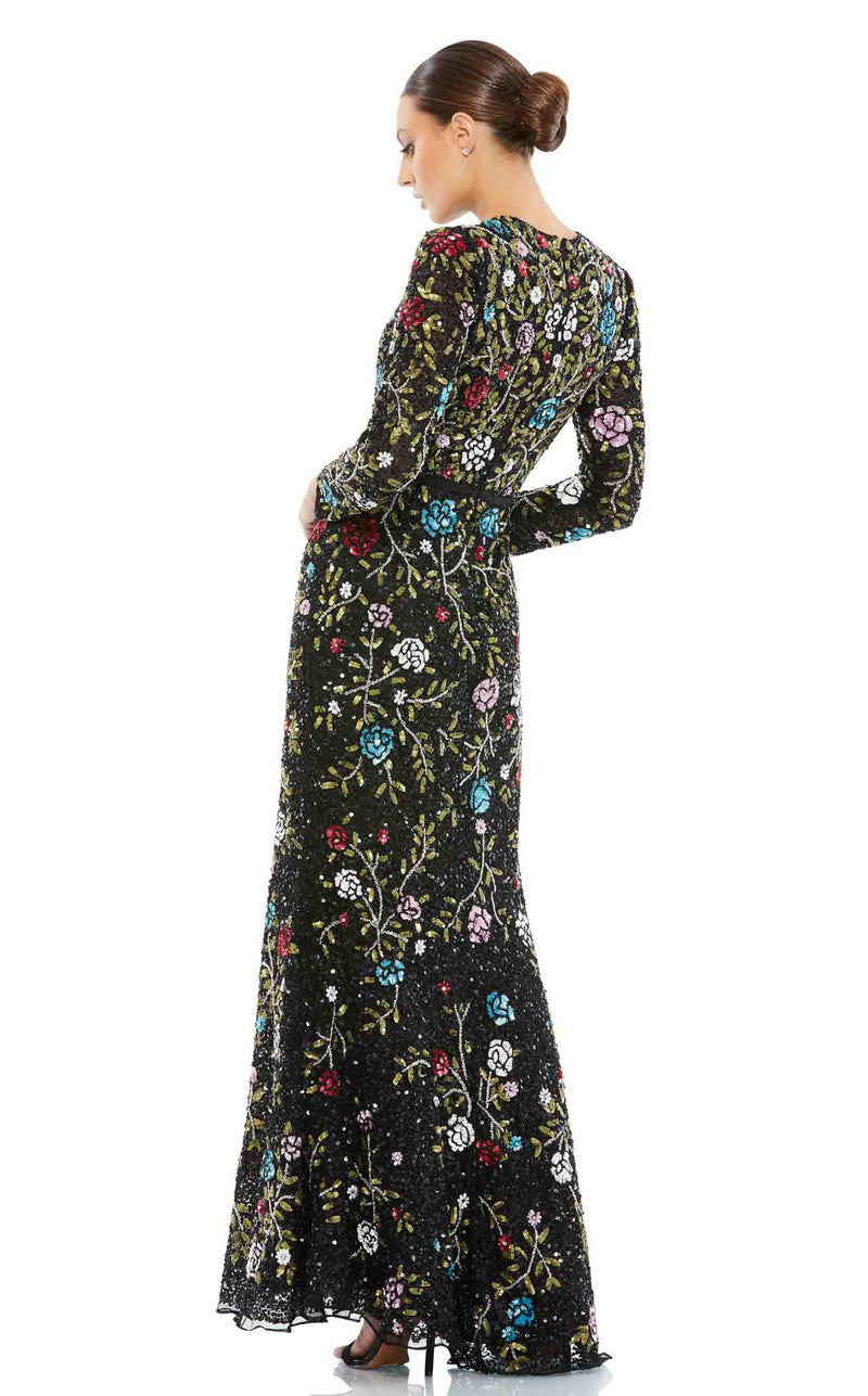 Mac Duggal 5556 Black-Multi