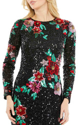 Mac Duggal 5596 Black-Multi