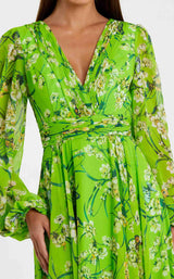 Mac Duggal 56013 Green Multi