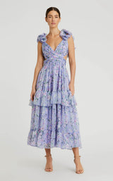 Mac Duggal 56049 Lilac Multi