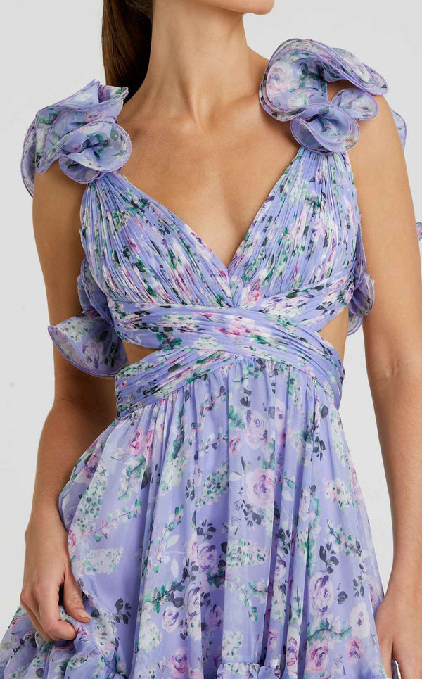Mac Duggal 56049 Lilac Multi