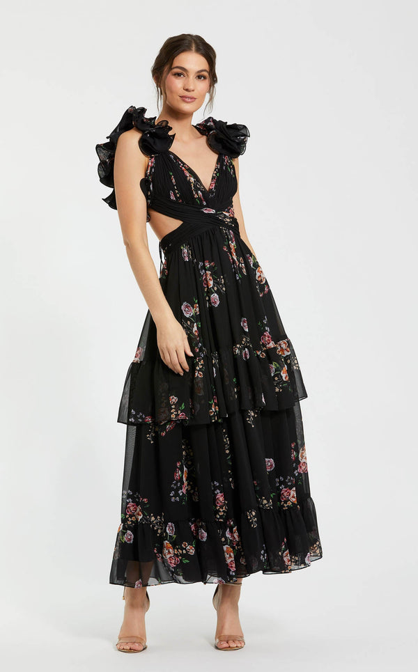 Mac Duggal 56054 Black Multi